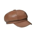 thumbnail image 4 of Dpytoraw Leather Newsboy Cabbie Winter Hat For Women Beret Hat Hat Cabbie Painter Cap, 4 of 4