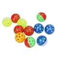 thumbnail image 2 of Luokeji 18PCS Pet Cat Kitten Play Balls With Jingle Bell Pounce Chase Rattle Toy, 2 of 10