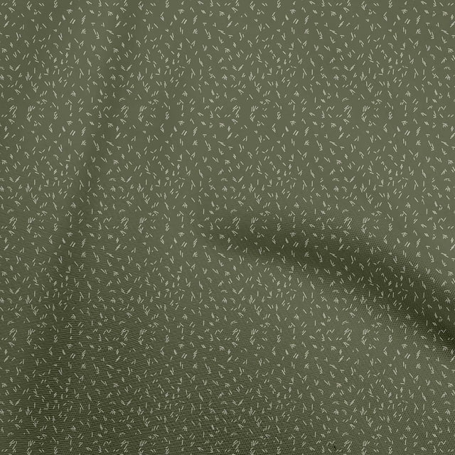 oneOone Rayon Olive Green Fabric Abstract Irregular Lines Sewing Craft Projects Fabric Prints By Yard 56 Inch Wide
