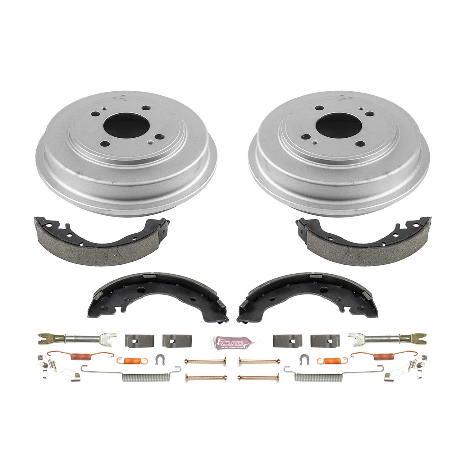 Power Stop Rear Stock Replacement Drum and Shoe Kit KOE15399DK