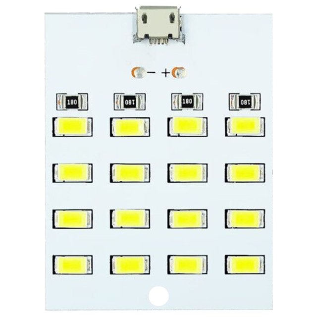Panel de luz nocturna de 8/12/16/20 cuentas 430mA ~ 470mA Panel de iluminación LED electrónico DIY