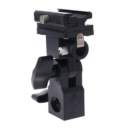 

Photo Flash Adapter Hot Shoe Swivel Mount Light Stand Bracket B Umbrella Holder