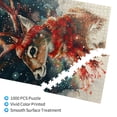 thumbnail image 3 of 1000 PCS Christmas Deer 1000 Piece Vibrant Wooden Puzzle,Relax Yourself,Collectible Puzzle Featuring Christmas,Create A Festive Atmosphere,Puzzle Suitable For Entertaining With Family During Holidays, 3 of 6