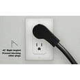 thumbnail image 4 of AYA 3Ft (3 Feet) 16AWG Low Profile Angled NEMA 5-15P to NEMA 5-15R Power Cord Extension UL cUL listed, 4 of 4