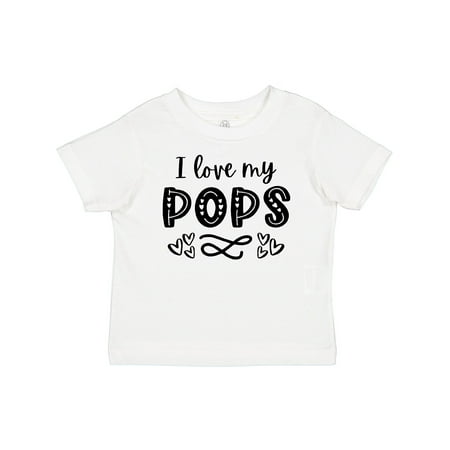 

Inktastic I Love My Pops with Hearts Gift Baby Boy or Baby Girl T-Shirt