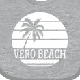 thumbnail image 4 of Inktastic Vero Beach Florida Vacation Boys or Girls Baby Bib, 4 of 4