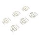 thumbnail image 4 of 100pcs Paper Clips Prevent Slip Camera Shaped Decorative Metal Small Bookmark Paperclips for Paper Document Gold Edition, 4 of 5
