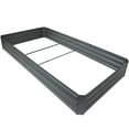 thumbnail image 3 of Sunnydaze 95" x 47" x 12" Rectangular Gray Galvanized Steel Raised Garden Bed, 3 of 8