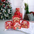 thumbnail image 4 of 20pcs Christmas House Gift Box Kraft Paper Packaging Boxes Cake Candy Storage Boxes Xmas Party Favors Boxes, 4 of 7