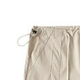 thumbnail image 3 of Kmdttou Women Wide Leg High Waist Loose Casual Light Girded Feet Wide Leg Cargo Pants, 3 of 4