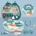 thumbnail image 2 of Toys Set For Kids Role Play Doctor Kit 14 PCS Pretend Play Doctor Toys With Stethoscope Medical Sets Toys For Kids heqiyong LED, 2 of 2
