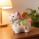 thumbnail image 5 of Figura de caballo en miniatura de resina, estatua de caballo coleccionable, regalos en miniatura Blanco Rosa, 5 of 7