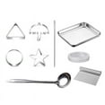 thumbnail image 1 of 11-Piece Stainless Steel Cookie Cutter Set for Baking, Candy Making, Chocolates, Fudge, Durable Dessert Tools, Giftable, 1 of 2