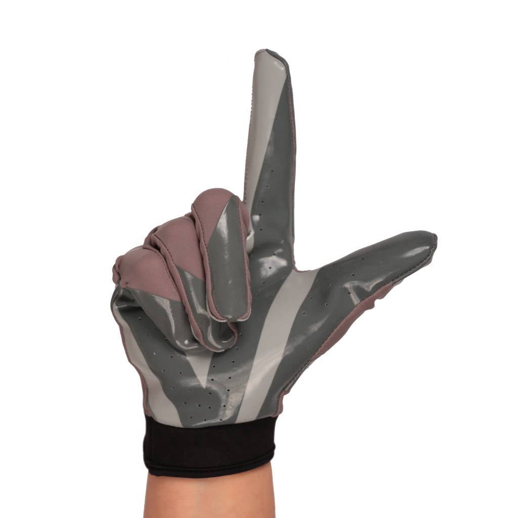 Barnett FRG-03 The Best Receiver Football Gloves, RE,DB,RB, Grey