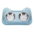 thumbnail image 1 of Stainless Steel Double Layer Pet Bowl - Non-Slip Base, Leak-Proof & Dishwasher Safe, for Dogs, Cats and Small Animals, 1 of 5