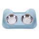 thumbnail image 1 of Comedero para perros y gatos antideslizante de acero inoxidable de doble capa, comedero para mascotas, adecuado para perros, cachorros y gatos, accesorios para mascotas, bandeja de alimentación., 1 of 5