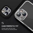 thumbnail image 4 of Protecteur d'Objectif Compatible avec l'Iphone 13 & 13 Mini pour les Femmes Filles Bling Paillettes Diamant Objectif de Décoration de Protection Accessoires pour iPhone 13 (Noir), 4 of 5