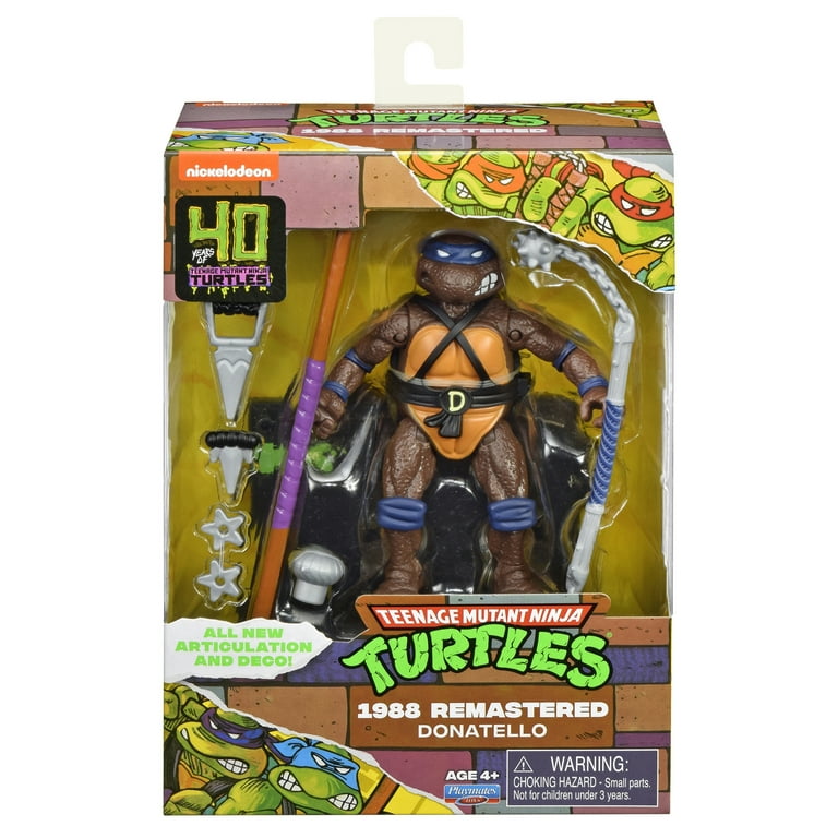 Teenage Mutant Ninja Turtles: 4” Remastered Donatello Action Figure by  Playmates Toys