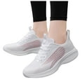 thumbnail image 3 of Siilsaa Sneakers for Women Running Shoes Fashion Walking Womens Sneakers Casual Lightweight Tennis Shoes White,9, 3 of 5
