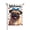 Style 3, variant on Cute Poodle Welcome Garden Flag 12x18 Inch Double Sided Heart Sunglasses Autumn Dog Yard Decoration For Porch, Lawn & Patio