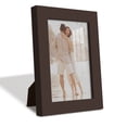 thumbnail image 2 of Modern 4 in. x 6 in. Brown Picture Frame (Set of 2), 2 of 9
