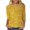 Gold, variant on Ruimatai Women's T-Shirt Glitter Print Crew Neck 3/4 Sleeve Top Stylish Casual Blouse with All-Over Shimmer Design for Everyday Wear