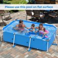 thumbnail image 4 of Infans Above Ground Swimming Pool Rectangular Frame Above Ground Pool with Pool Cover, 4 of 7
