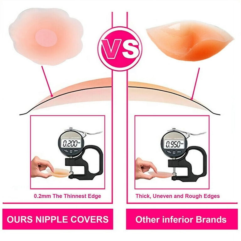 10Pair Lift Silicone Self Adhesive Nipple Cover Invisible Breast