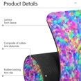 thumbnail image 4 of Yayeee Faucet Mat for Kitchen Sink 30" Diatomite Long Splash Guard Pad, Vibrant Geometric Pattern, 4 of 7
