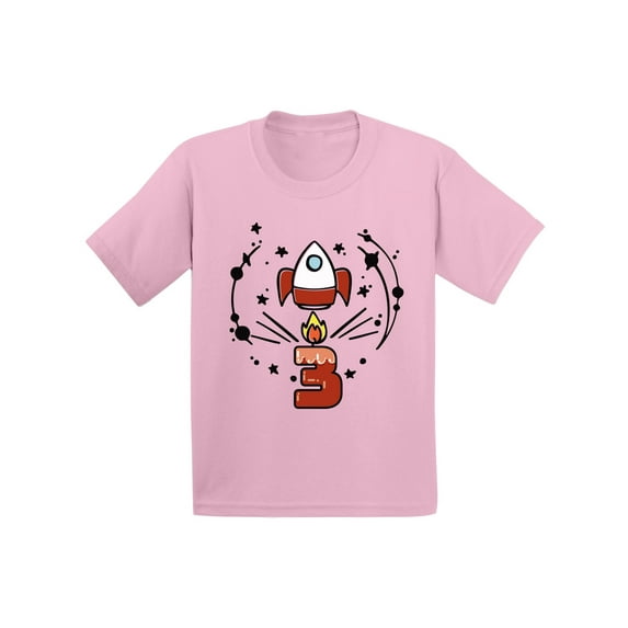 Awkward Styles Birthday Gift for 3 Years Old Kids Toddler Rocket Space Shirts 3rd Birthday Party Space Themed Space Shirt Rocket Shirt Little Spacehip Birthday Boy Birthday Girl