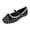 Black, variant on White Chic Ladies Casual Flat Loafers With Polka Dot Design Bow Accent Slip On Summer 2026