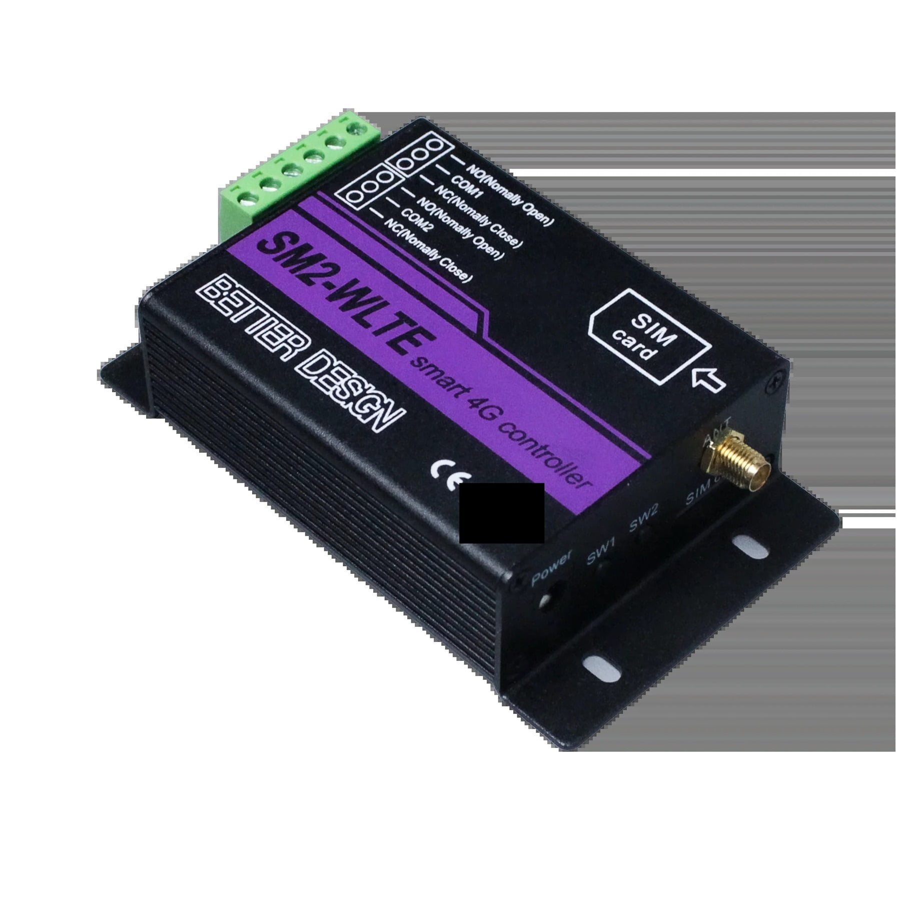 Smart Socket 4G LTE 2CH Relay Controller GSM SMS Phone Control Switch Con Temperature Y Humidity Sensor For Gate Opener