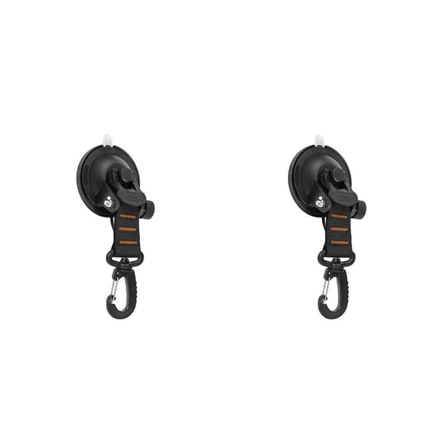 Soidarity Paquete de 4 ganchos de ventosa para exteriores, mosquetón de sujeción, reusable, extraíble, plástico, nailon, ventosa para Type1 NO1