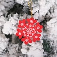 thumbnail image 1 of XWSHYW Adornos Colgantes Colgante Pequeño de Madera para Navidad, Decoración Navideña, Copo de Nieve, Árbol de Navidad, 1 of 2