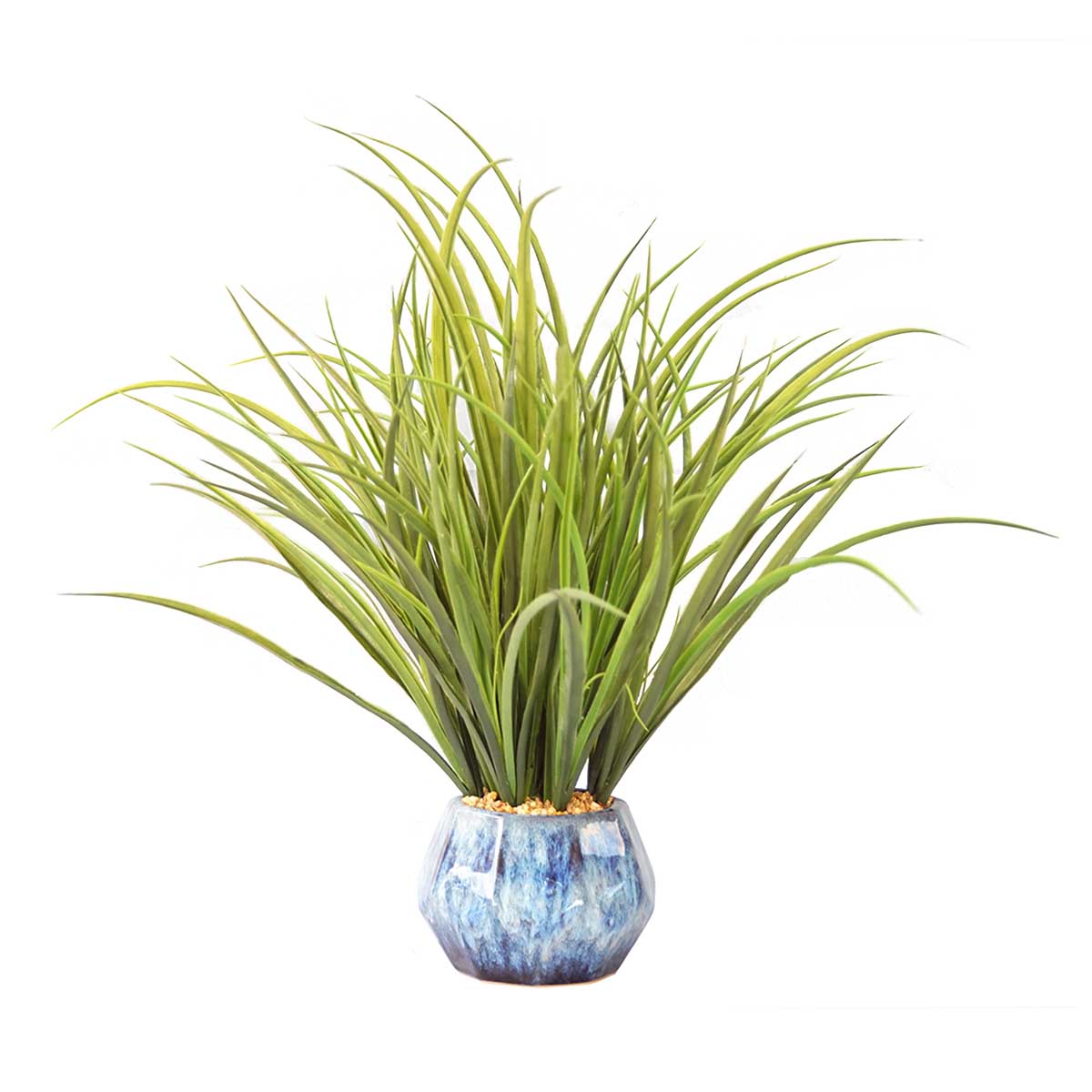 17" Plastic Grass and Onion Grass Artificial Indoor/ Outdoor Faux D?cor