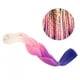 thumbnail image 1 of Extensiones de cabello trenzado Ombre Trenzado Cabello Kanekalon Jumbo Trenzas Cabello Extensiones de cabello sintético para trenzado torcido Blanco Rosa Púrpura Azul oscuro ANGGREK Otros, 1 of 8
