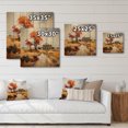 thumbnail image 4 of Designart "Farm Autumn Hues horizon II" Farmhouse Print on Natural Pine Wood, 4 of 5