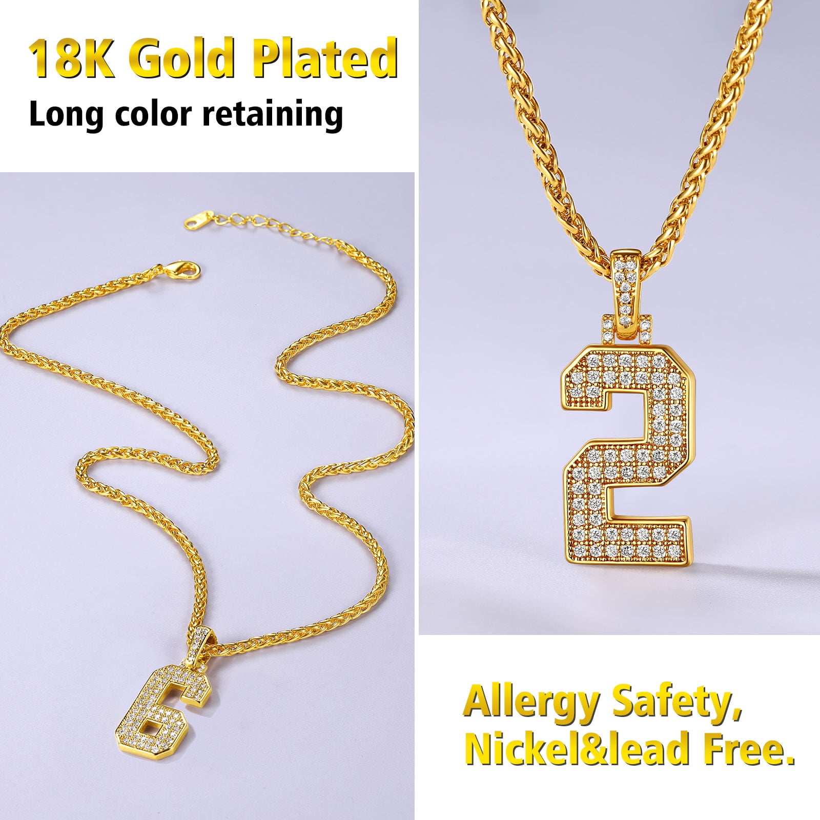 アクセサリー number nine design necklace 14K or 18K Gold Number Nine, #9 Pendant – Jewels Obsession