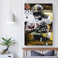 thumbnail image 5 of Najee Harris Canvas Poster Poster Decorative Painting Canvas Wall Art Living Room Posters Bedroom Painting 12x18inch(30x45cm), 5 of 6