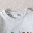 thumbnail image 3 of Staki Boys Cotton Crewneck Sweatshirt Size 0-3 Years Toddler Boys Kid Graphic Shirts(Gray,18-24 Months), 3 of 6