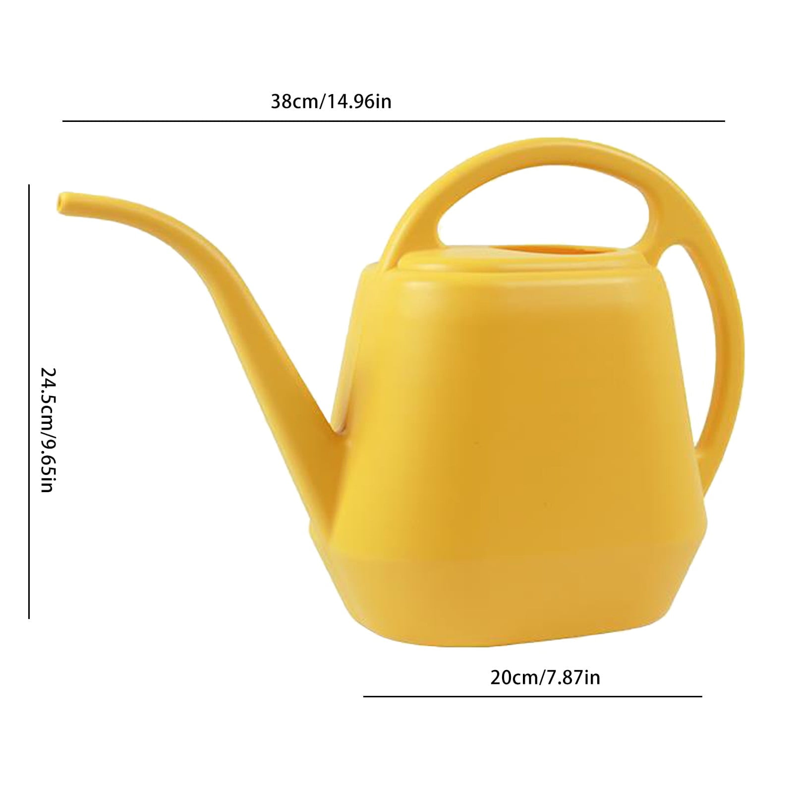 Mfigree Plastic Watering Can for Indoor Plants, Garden Plastic (4L/1-Gallon) Water Bottle Children's Watering Pot New Fresh Green Powder Garden Watering Pot