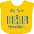 thumbnail image 3 of Inktastic 1st Hanukkah Candles Boys or Girls Baby Bib, 3 of 4