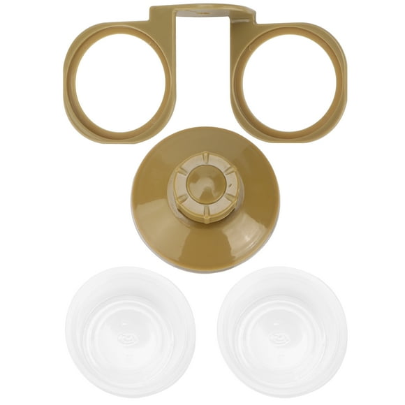 Hanging Food Bowl Single and Double Basins Drinking Water Type for Snakes Lizards Horned Frogs and Other Small ReptilesHanging Double Basin