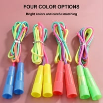 Zmeidao Colorful Kids Jump Rope Set Adjustable Plastic Kids Jump Rope Skipping Rope Outdoor Jump Ropes Great Party Favor
