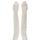 thumbnail image 2 of Guantes largos de punto sin dedos para mujer y hombre, suaves y cálidos. Blanco, 2 of 7