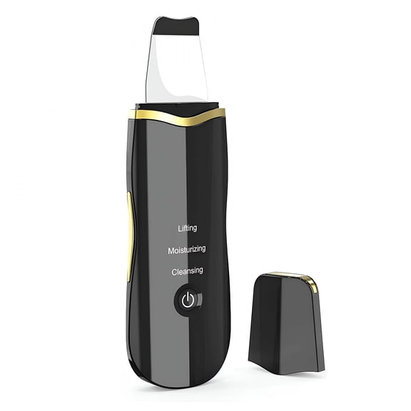 XIRQI Face Skin Scrubber, IPX5 Waterproof Skin Spatula Blackhead Remover Pore Cleaner Face Scraper Beauty Device