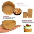 thumbnail image 4 of Extra Jumbo Cupcake Liners 200 Pcs, 3.54 Inch Parchment Muffin Liners for Baking, Muffin Papers Baking Cups (Brown), 4 of 4