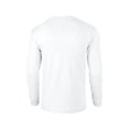 thumbnail image 4 of The Gildan Adult Ultra Cotton 6 oz Long Sleeve T-Shirt - WHITE - M, 4 of 4