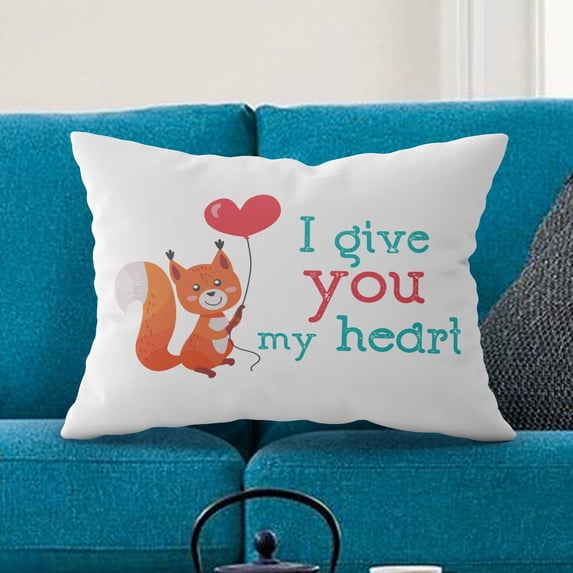 Personalized Valentine's Day Pillow Case