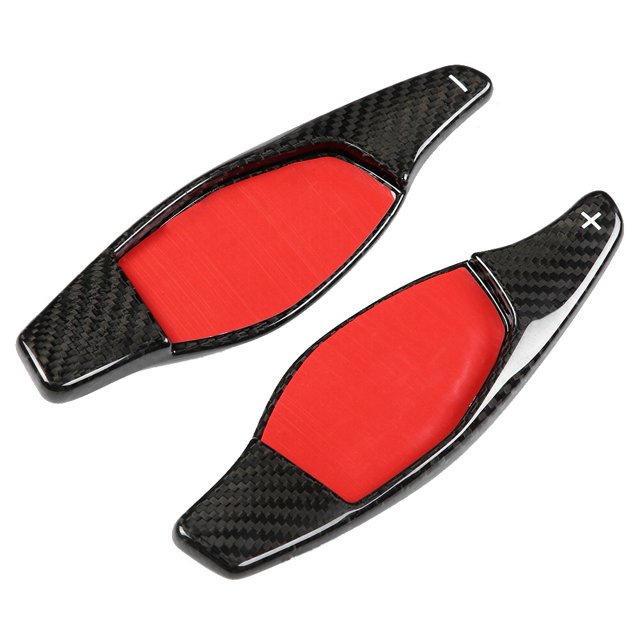 Paddle extension shifter paddle shifter extension carbon fiber paddle extension shifter car paddle shifter 2pcs Carbon Fiber Paddle Shifter Extension for Audi R8 RS3